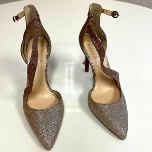 Jessica Simpson size 7.5 sparkle heels.